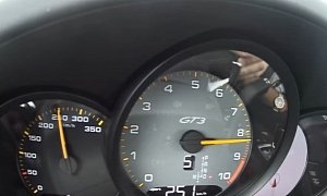 2018 Porsche 911 GT3 Demonstrates Savage "Gen 2" Sound in 0-155 MPH Sprint