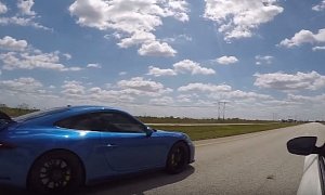 2018 Porsche 911 GT3 Drag Races 700 HP Dinan BMW M6 On The Street, Goes Berserk