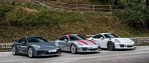2018 Porsche 911 GT3 Meets 911 R and 911 GT3 RS PDK in Awesome GT Photo