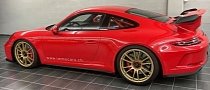 2018 Porsche 911 GT3 on Gold OZ Ultraleggera Wheels Looks Amazing
