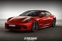 2018 Porsche Panamera GTS Rendering Is Red, Signals Things to Come