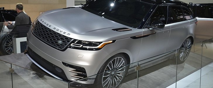 2018 Range Rover Velar Is a Vailed Brute in New York