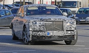 2018 Rolls-Royce Phantom Spotted in German Traffic, Doesn't Hide Its Opulence