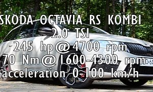 2018 Skoda Octavia RS 245 Acceleration Test: 0 to 100 KM/H in 6.4 Seconds