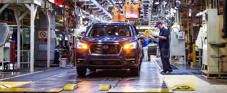 2019 Subaru Ascent production