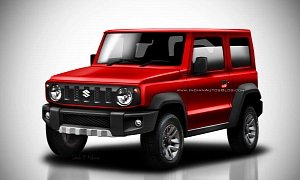 2018 Suzuki Jimny Masterfully Rendered, Looks Eager To Debut