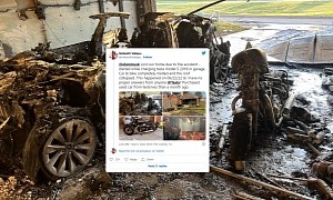 2018 Tesla Model S Owner Saw His House on Fire Only One Month After Buying His EV