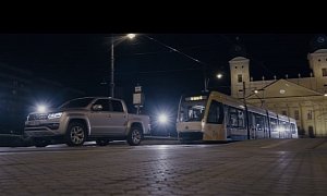 2018 Volkswagen Amarok V6 3.0 TDI Tows 42.9 Tons Worth of Tram
