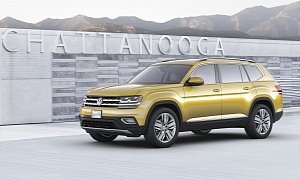 2018 Volkswagen Atlas Available With VR6 Engine, Roomy Enough for 7 Adults