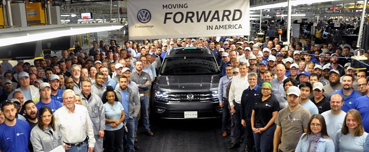 2018 Volkswagen Atlas Enters Production in Chattanooga