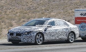 2018 Volkswagen CC Successor Spied on US Roads with Audi A7-like Roofline