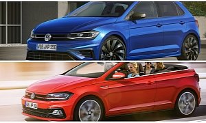 2018 Volkswagen Polo R and GTI Cabrio Rendered