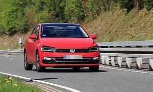 2018 Volkswagen Polo Spied Without Any Camouflage, Looks Like a Shrunken Golf