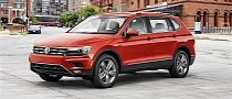 U.S.-spec 2018 Volkswagen Tiguan Gets Extended Wheelbase Version As Standard