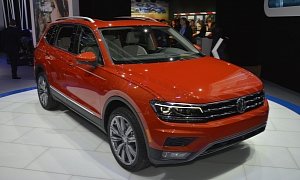 2018 Volkswagen Tiguan Is 11 Inches Longer, Has 8-Speed Auto in Detroit