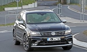 2018 Volkswagen Tiguan R Spotted at Nurburgring, Not Trying to Hide Its 310 HP