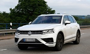2018 Volkswagen Touareg Spied Almost Undisguised