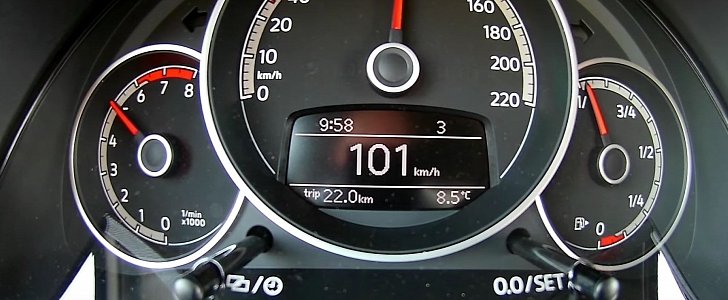 2018 Volkswagen Up! GTI 0-100 KM/H Acceleration Test