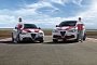 2019 Alfa Romeo F1 Drivers Pose Next To Giulia, Stelvio