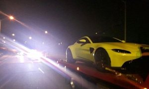 2019 Aston Martin Vantage Gets Impounded After Doing 100 MPH in School Zone