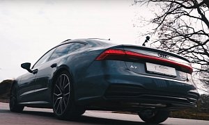 2019 Audi A7 50 TDI Gets Cool Backfire Thanks to Active Exhaust Sound