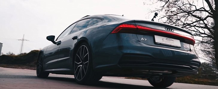 2019 Audi A7 TDI Gets Cool Backfire Thanks to Active Exhaust Sound
