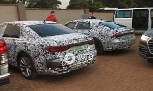 2019 Audi A7 Prototype Reveals New Taillight Design, Clusters Are Now Connected