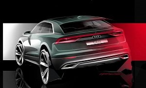 2019 Audi Q8 Design Sketch Previews the Obvious