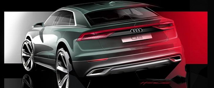 2019 Audi Q8 design sketch