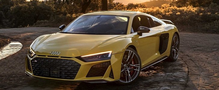2019 Audi R8 V10 Performance Looks Brutal in Yellow