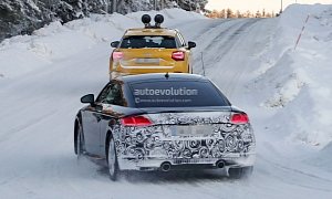 Spyshots: 2019 Audi TT Coupe Facelift Snow Testing Hides Few Novelties