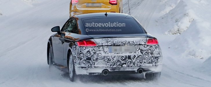 Spyshots: 2019 Audi TT Coupe Facelift Snow Testing Hides Few Novelties -  autoevolution