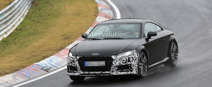 2019 Audi TT Facelift Spotted Testing on the Nurburgring