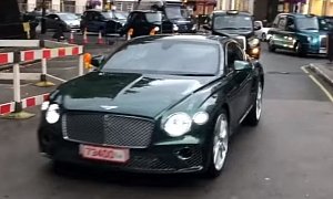 2019 Bentley Continental GT Shows Up in London Traffic, Causes a Stir