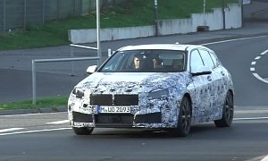 2019 BMW 1 Series Looks Better in Latest Nurburgring Spy Video