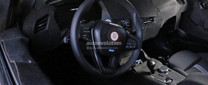 2019 BMW 125xe Plug-In Hybrid interior spied