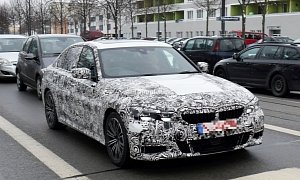 2019 BMW 3 Series Prototype Shows Production Design, Looks Like Smaller 5 Series