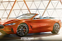 2019 BMW 8 Series Convertible (G14) Rendered, Looks Amazing Painted In Orange