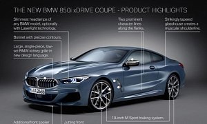 2019 BMW 8 Series Goes Official, M850i xDrive Previews All-New M8
