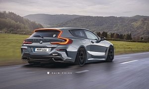 2019 BMW 8 Series Shooting Brake Rendered, Looks a Bit Like a Volvo