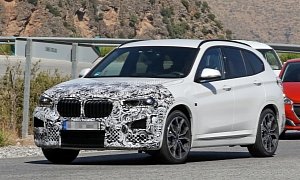 2019 BMW X1 LCI Spied Hot-Weather Testing In Europe