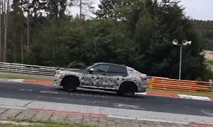 2019 BMW X4 M Spotted on the Nurburgring, Shows Its Aggressive Side