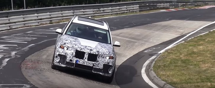 BMW X7 Nurburgring testing