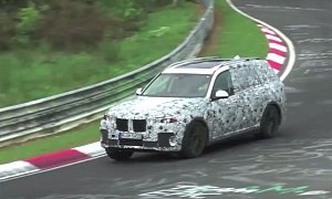 2019 BMW X7 Spied at the Nurburgring, Looks Chunky