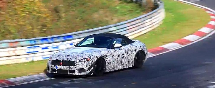 2019 BMW Z4 and Toyota Share Nurburgring Testing Session