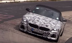 2019 BMW Z4 M40i Secretly Lapping Nurburgring after Debut, Sounds Aggressive