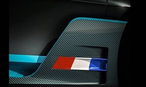 2019 Bugatti Chiron Divo Teaser Reveals French Flag Over Carbon Fiber Aero Blade