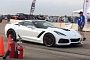 2019 Chevrolet Corvette ZR1 Hits 190 MPH at Texas Mile after Losing Rear Wing