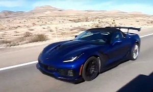 2019 Chevrolet Corvette ZR1 Spotted on the Road, ZTK Rear Wing Dominates All