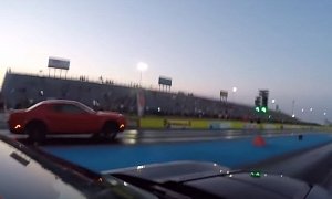 2019 Chevrolet Corvette ZR1 vs. Dodge Demon Drag Race Leads to Demolition